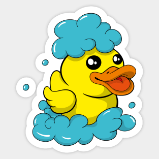 Cute Bath Duck Funny Soap Maker Sticker